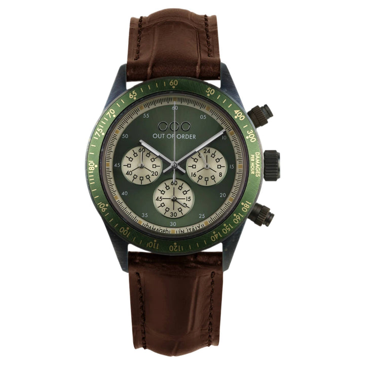 Out Of Order 001-30.VE Safari Bronze Super-vintage Chrono Watch