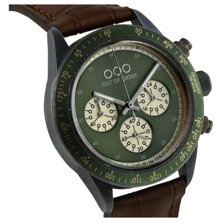 Out Of Order 001-30.VE Safari Bronze Super-vintage Chrono Watch