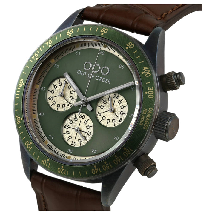 Out Of Order 001-30.VE Safari Bronze Super-vintage Chrono Watch