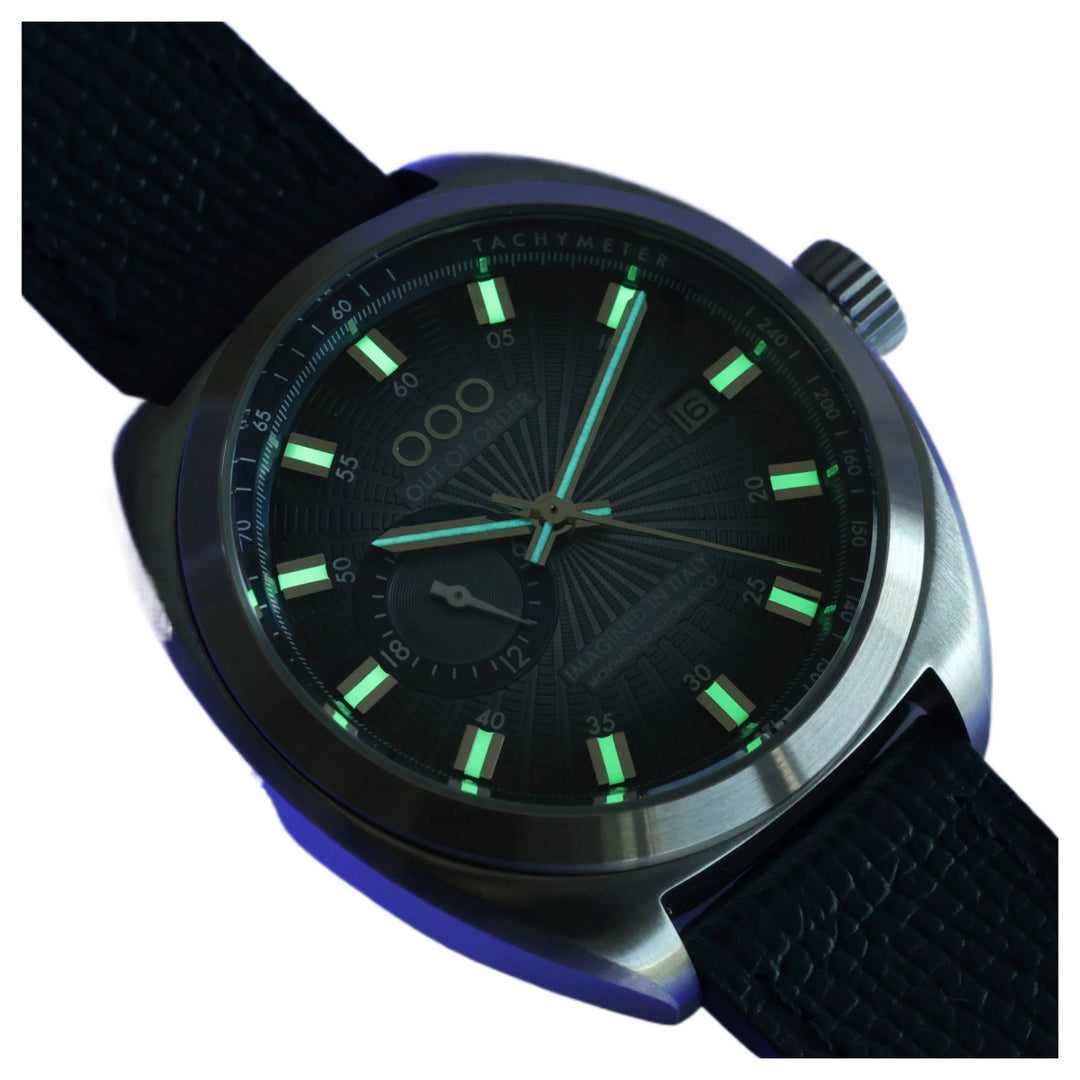 Out Of Order 001-31.BL.GU Torpedine Abyss Ultra Brushed Automatic Watch