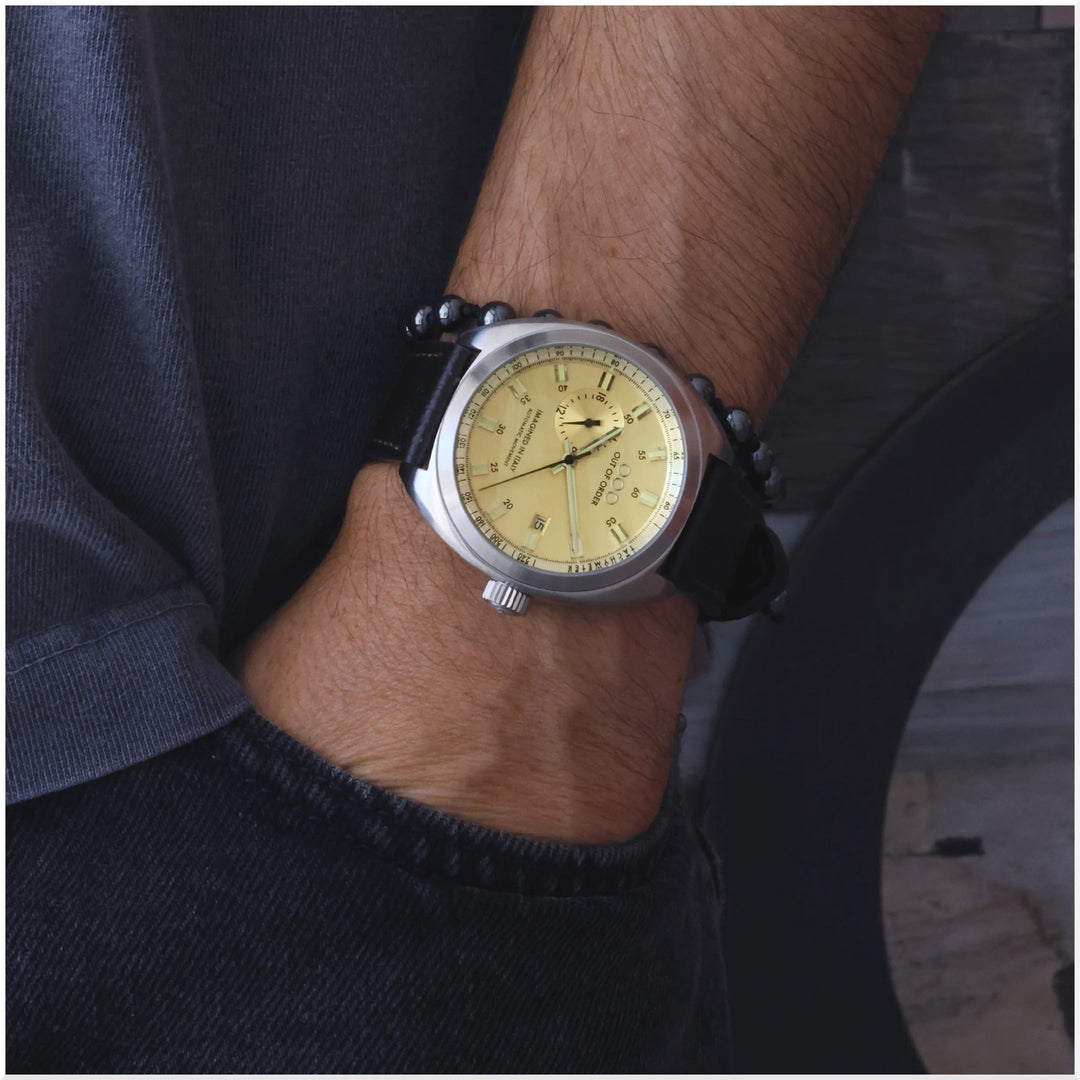 Out Of Order 001-31.GL.MA Torpedine Gold Ultra Brushed Automatic Watch