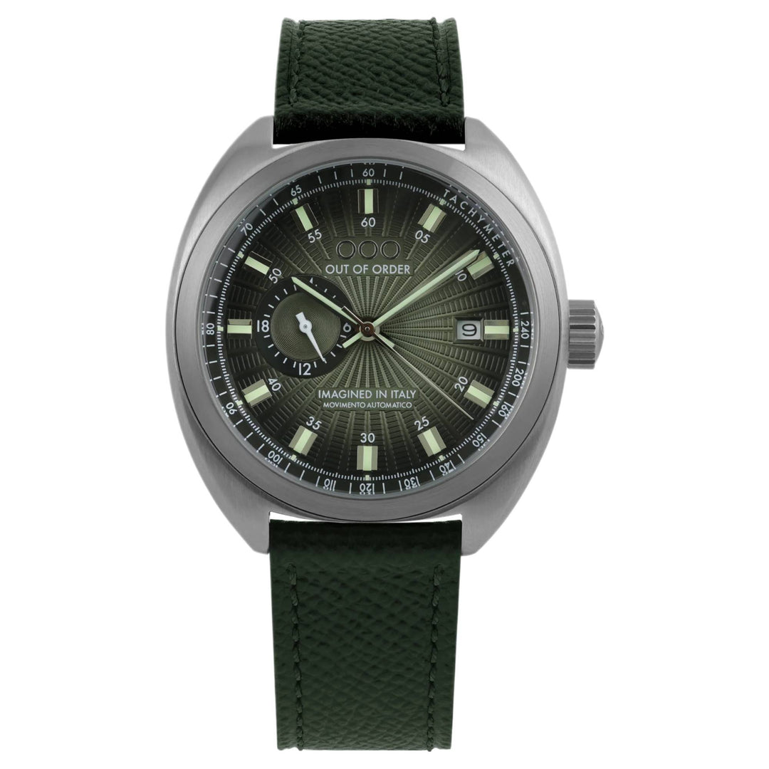 Out Of Order 001-31.VE.GU Torpedine Jade Ultra Brushed Automatic Watch