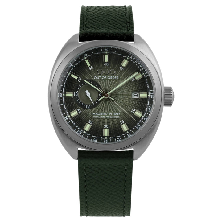 Out Of Order 001-31.VE.GU Torpedine Jade Ultra Brushed Automatic Watch