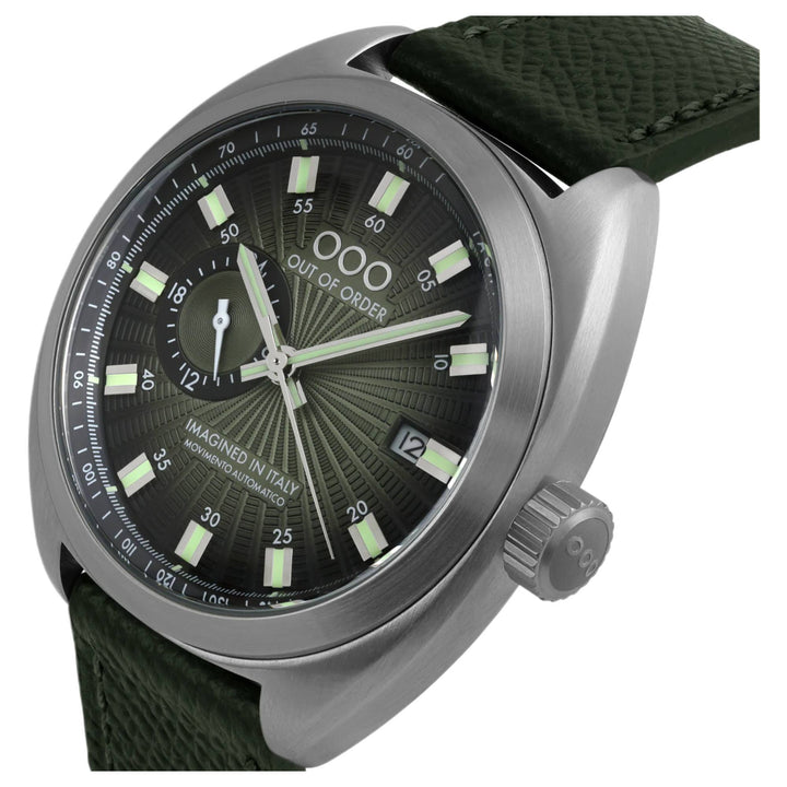 Out Of Order 001-31.VE.GU Torpedine Jade Ultra Brushed Automatic Watch