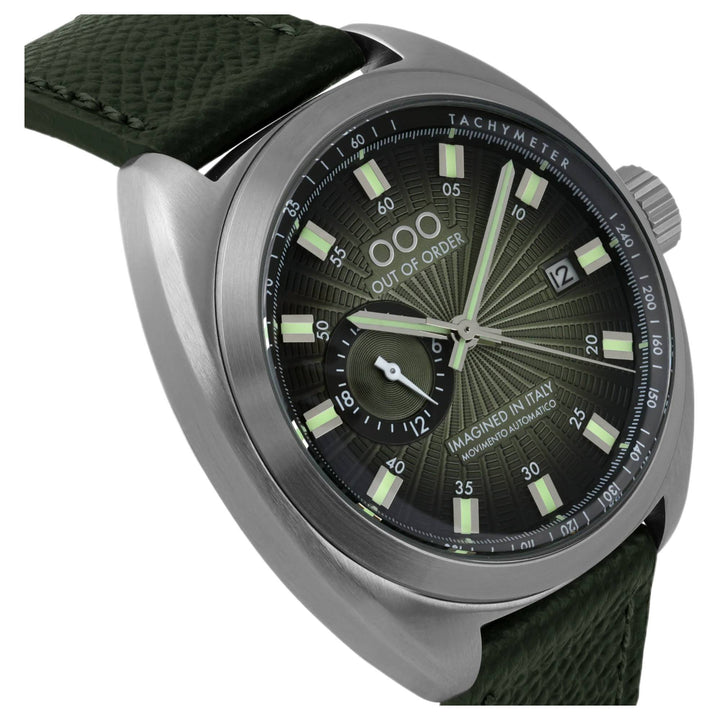 Out Of Order 001-31.VE.GU Torpedine Jade Ultra Brushed Automatic Watch