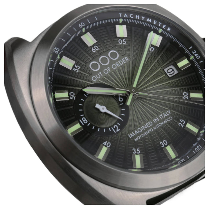 Out Of Order 001-31.VE.GU Torpedine Jade Ultra Brushed Automatic Watch