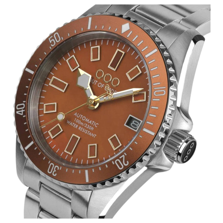 Out Of Order 001-38.AR Rialto Ember Orange Casanova Mother Of Pearl Watch