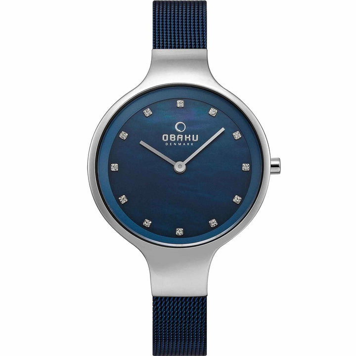 Obaku V173LXCLML Women's Sky-Arctic Blue Wristwatch - H S Johnson