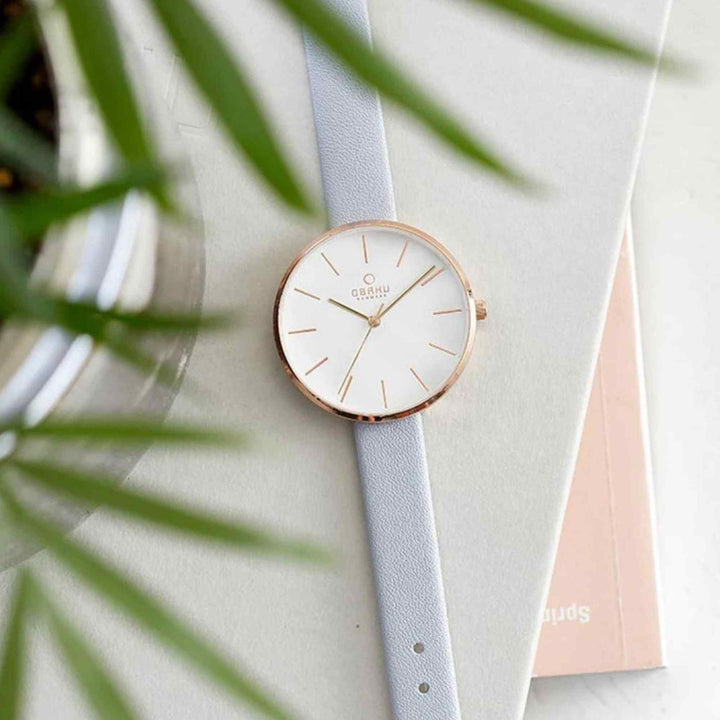 Obaku V211LXVIRL Women's Mynte-Dove Wristwatch - H S Johnson