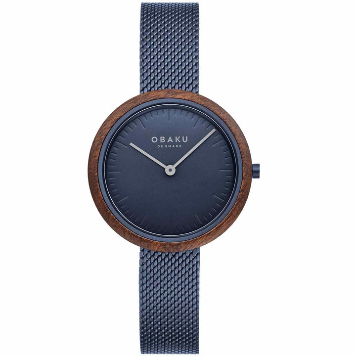 Obaku V245LXLLML Women's Trae Lille-Marine Wristwatch - H S Johnson