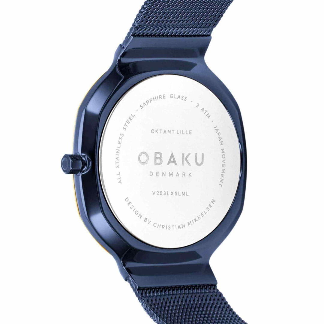 Obaku V253LXSLML Women's Oktante Lille-Ocean Wristwatch - H S Johnson