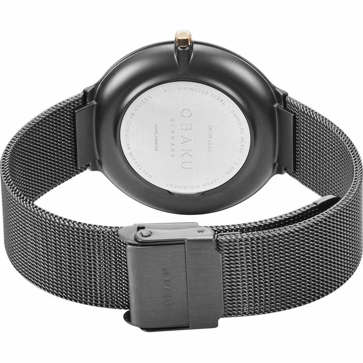 Obaku V269LXMWMB Women's Satin Lille-Tuscany Wristwatch - H S Johnson
