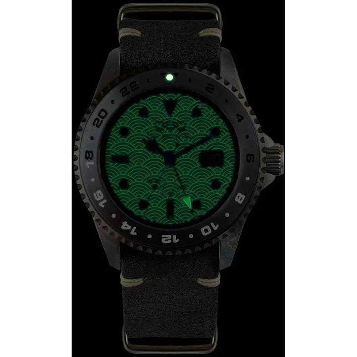 Out Of Order 001-19.TS Men's Shibuya Ultra Distressed GMT Wristwatch - H S Johnson
