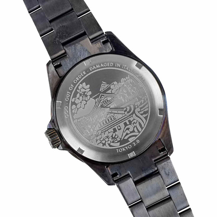 Out Of Order 001-19.TS Men's Shibuya Ultra Distressed GMT Wristwatch - H S Johnson