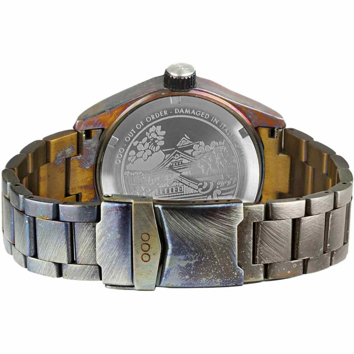 Out Of Order 001-19.TS Men's Shibuya Ultra Distressed GMT Wristwatch - H S Johnson