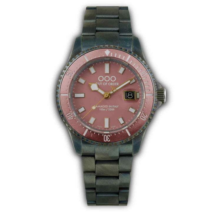 Out Of Order 001-27.CI Cipria Casanova Ultra Distressed Wristwatch - H S Johnson