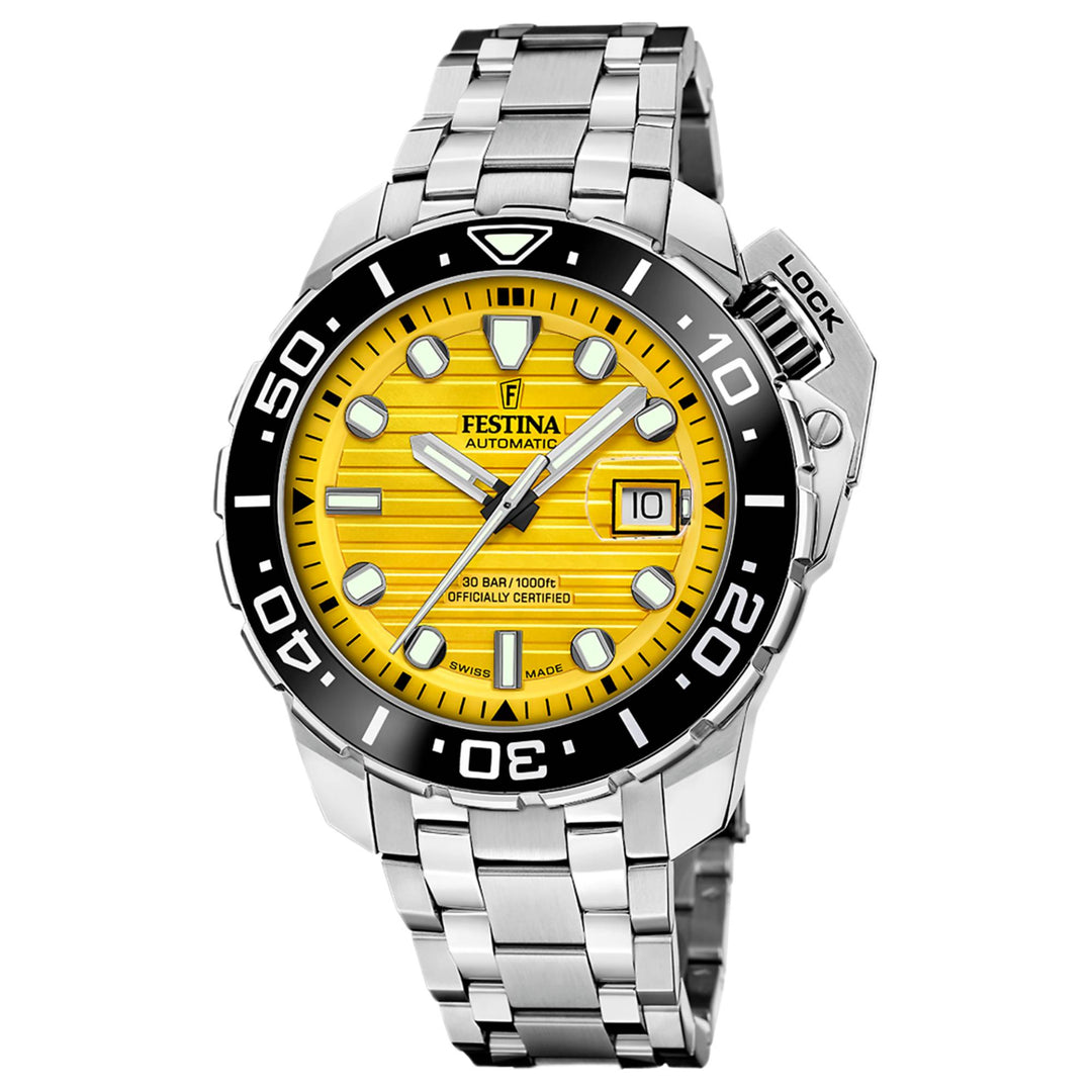 Festina Swiss Made F20043/1 COSC-certified Diver Automatic Watch