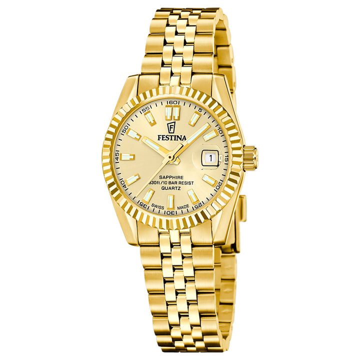 Festina Swiss Made F20089/2 Women's Classic Analogue Quartz Watch