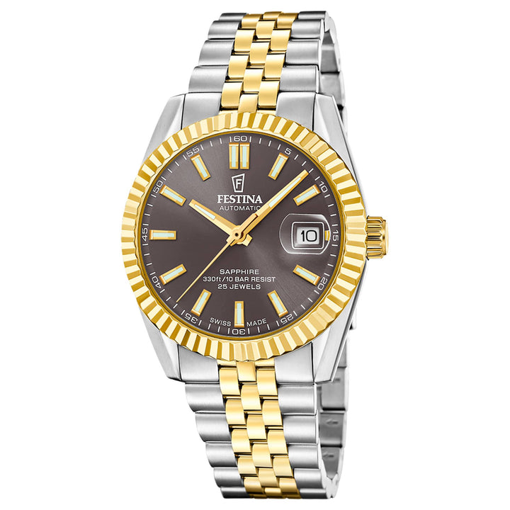 Festina Swiss Made F20091/3 Men's Classic Analogue Automatic Watch
