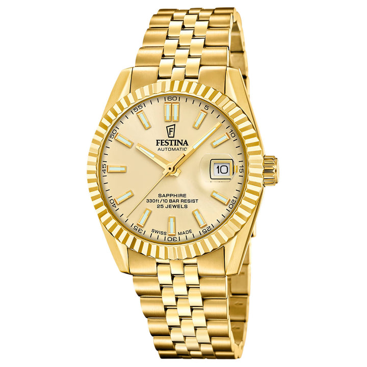 Festina Swiss Made F20092/2 Men's Classic Analogue Automatic Watch
