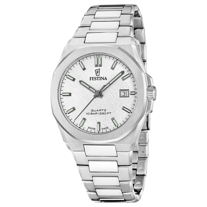 Festina Swiss Made F20100/1 Men's Classic Analogue Quartz Watch