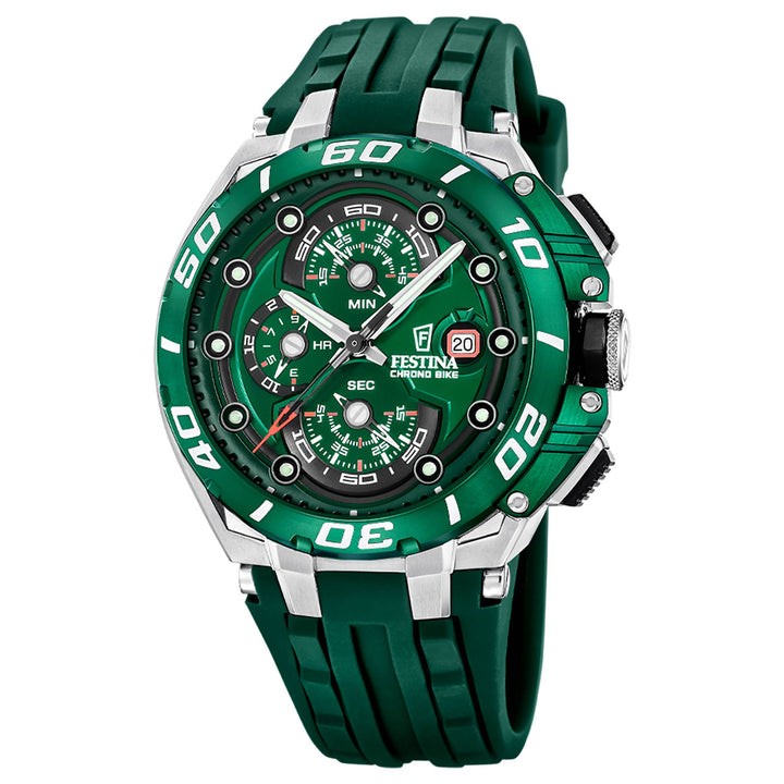 Festina F20755/3 Men's Chrono Bike Rubber Strap Watch