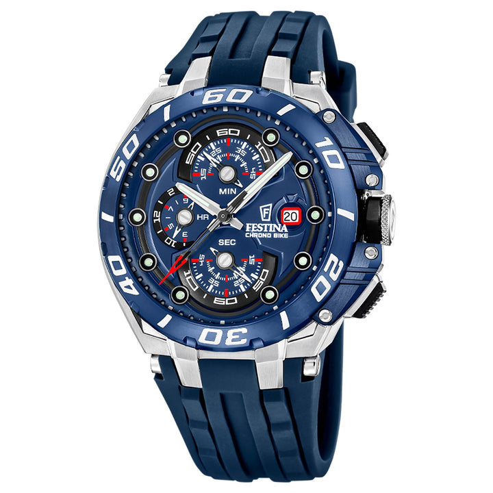 Festina F20755/4 Men's Chrono Bike Rubber Strap Watch