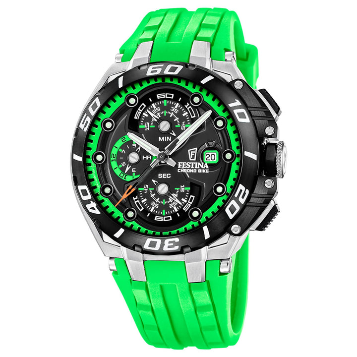 Festina F20755/6 Men's Chrono Bike Rubber Strap Watch