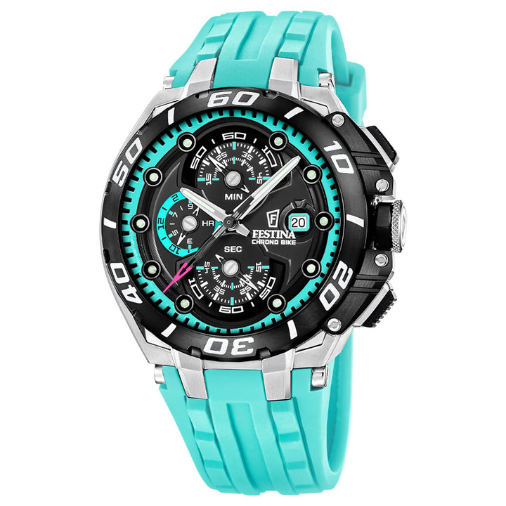 Festina F20755/7 Men's Chrono Bike Rubber Strap Watch