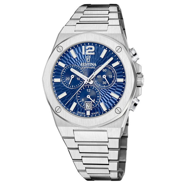 Festina Swiss Made F22002/2 Men's Vallée Analogue Chronograph Quartz Watch