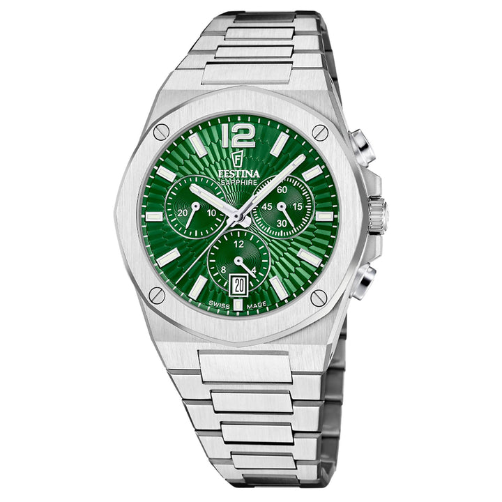 Festina Swiss Made F22002/3 Men's Vallée Analogue Chronograph Quartz Watch