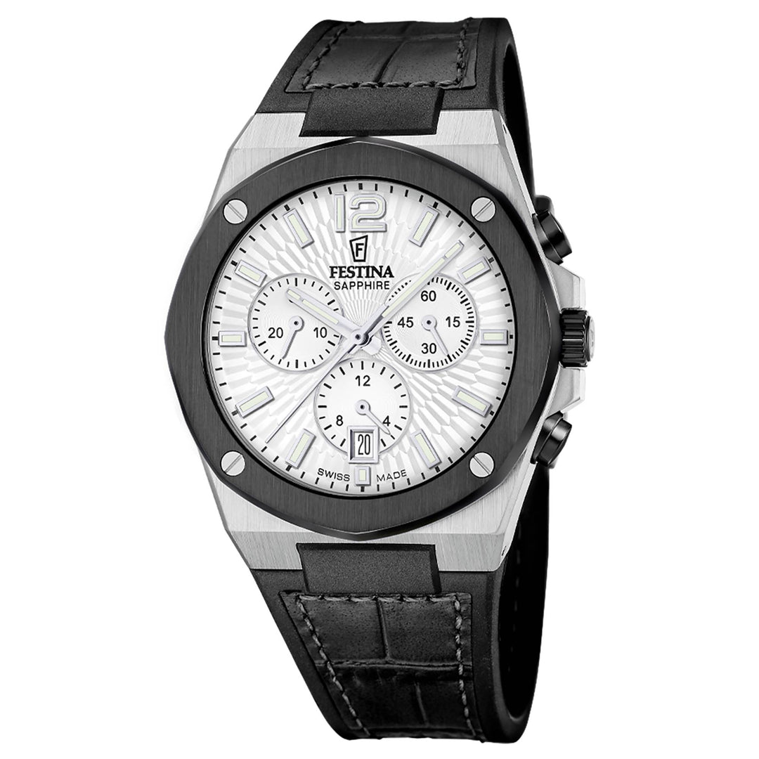 Festina Swiss Made F22003/1 Men's Vallée Analogue Chronograph Quartz Watch