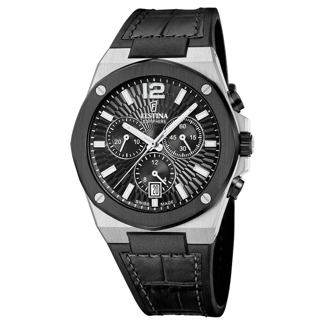 Festina Swiss Made F22003/4 Men's Vallée Analogue Chronograph Quartz Watch