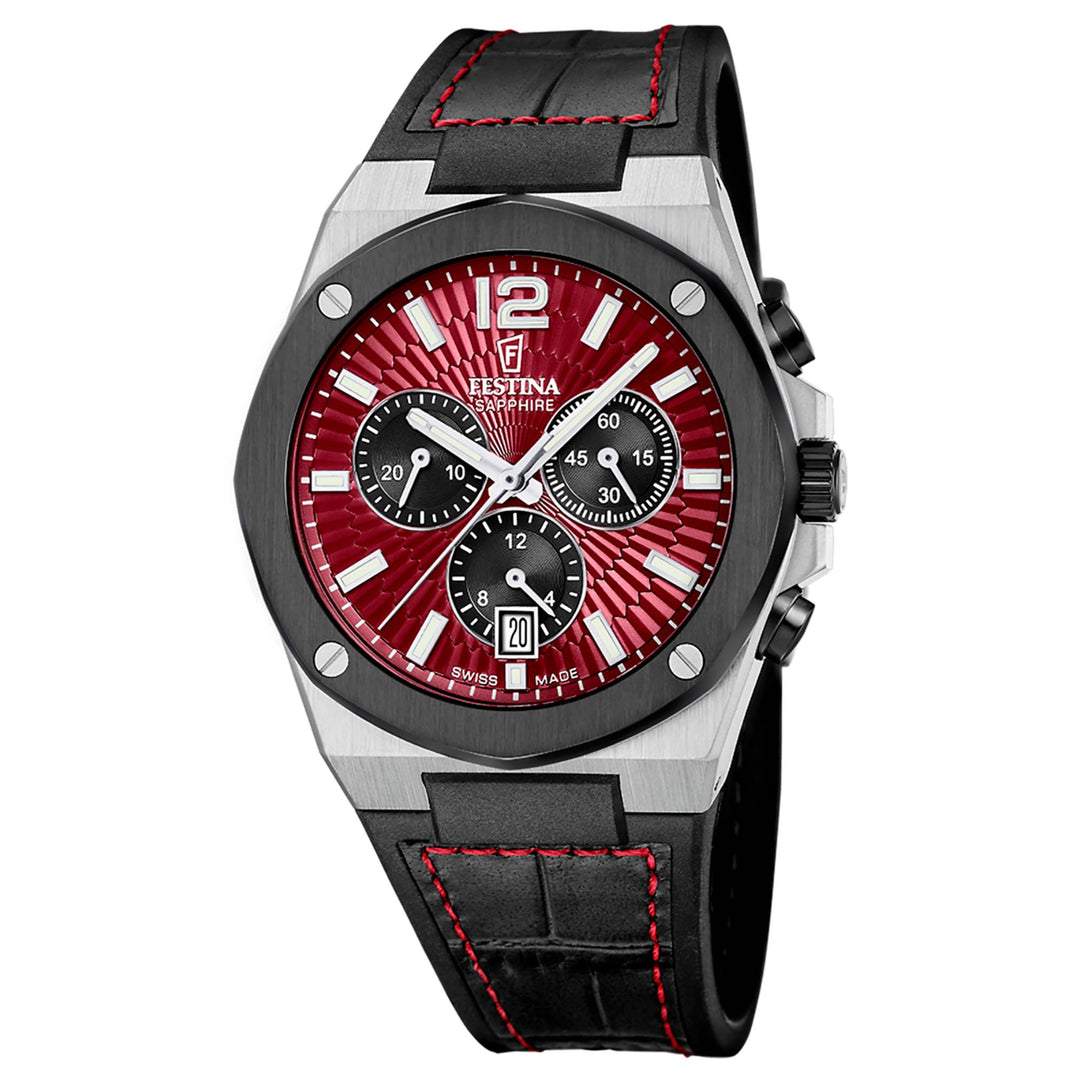 Festina Swiss Made F22003/5 Men's Vallée Analogue Chronograph Quartz Watch