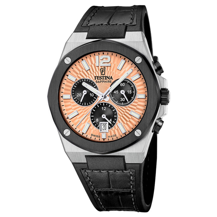 Festina Swiss Made F22003/6 Men's Vallée Analogue Chronograph Quartz Watch