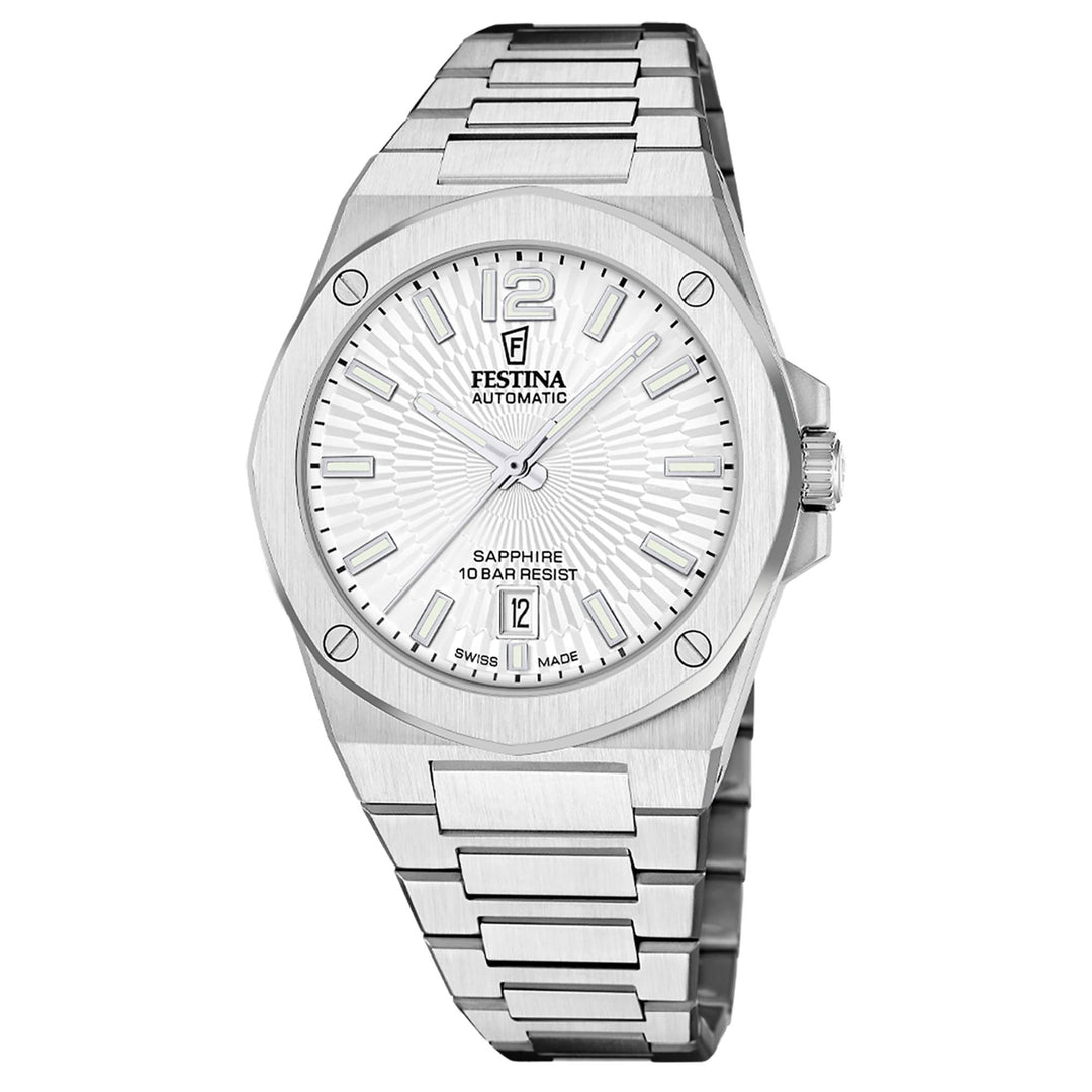 Festina Swiss Made F22004/1 Men's Classic Analogue Automatic Watch