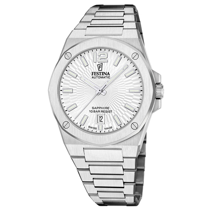 Festina Swiss Made F22004/1 Men's Classic Analogue Automatic Watch