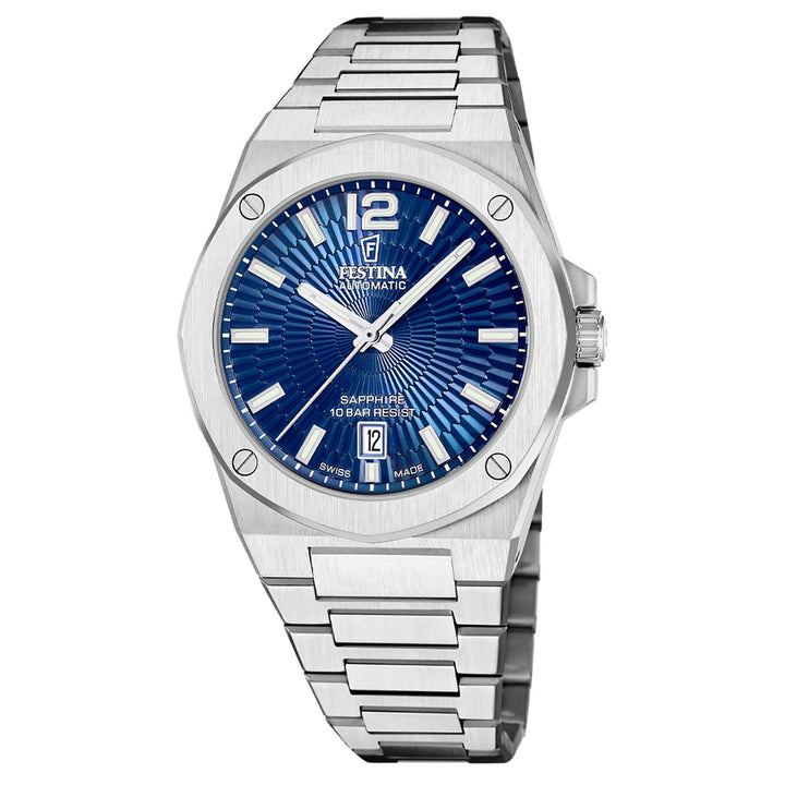 Festina Swiss Made F22004/2 Men's Classic Analogue Automatic Watch
