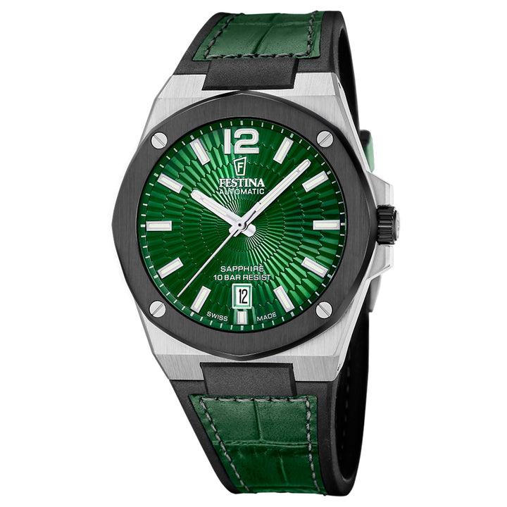Festina Swiss Made F22005/3 Men's Classic Analogue Automatic Watch