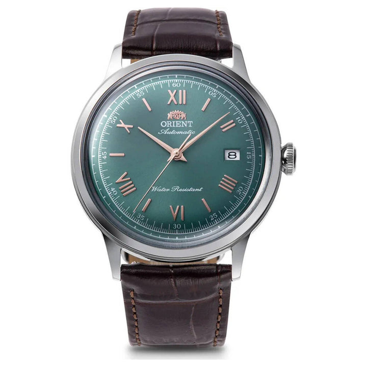 Orient RA-AC0023E30B Bambino Green Dial Automatic Wristwatch