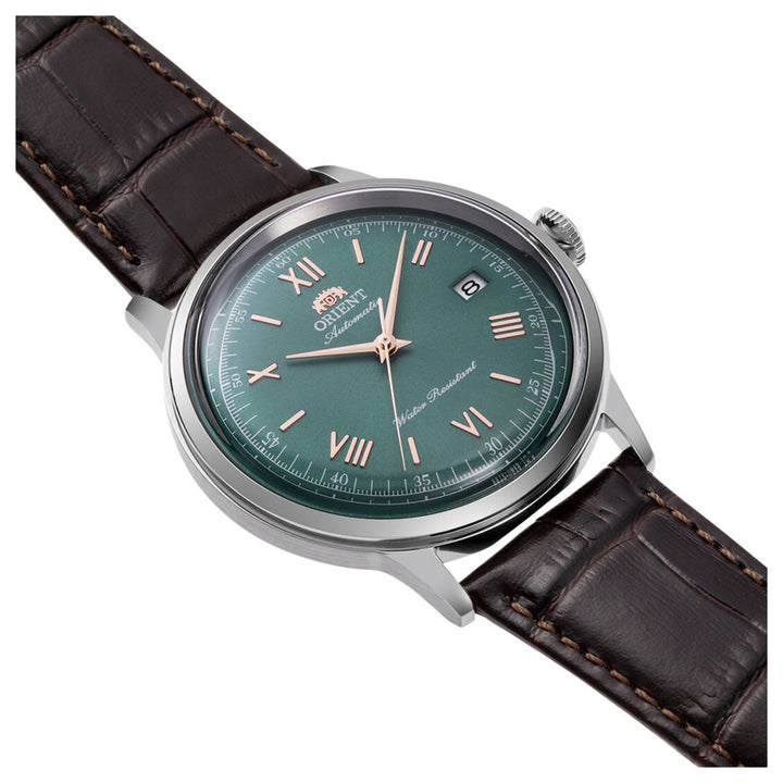 Orient RA-AC0023E30B Bambino Green Dial Automatic Wristwatch
