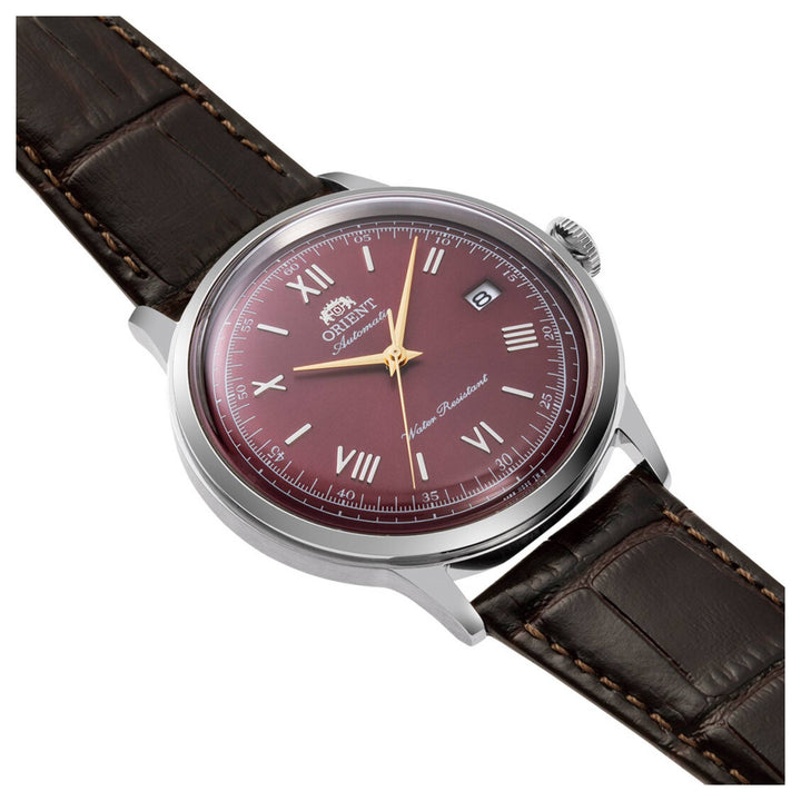 Orient RA-AC0026R30B Bambino Red Dial Automatic Wristwatch