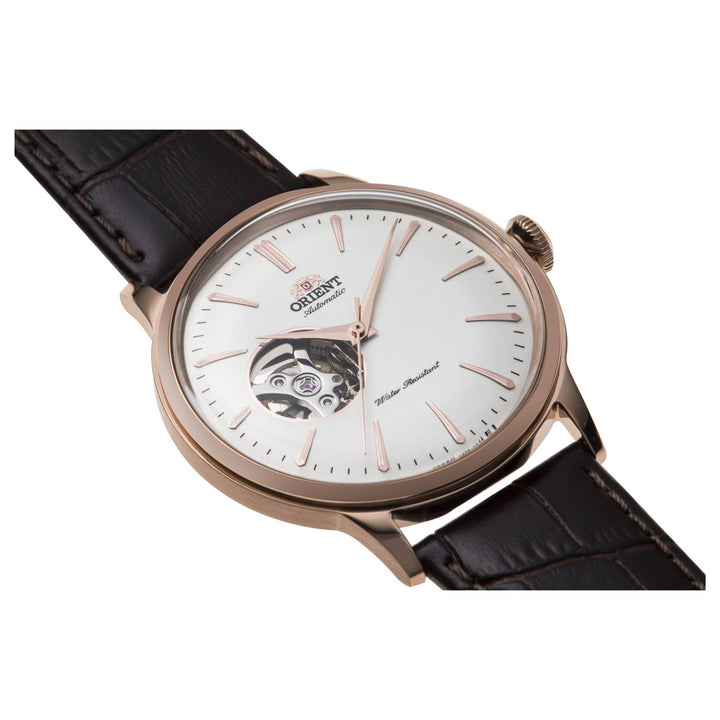 Orient RA-AG0001S30B Bambino Open Heart White Dial Automatic Wristwatch