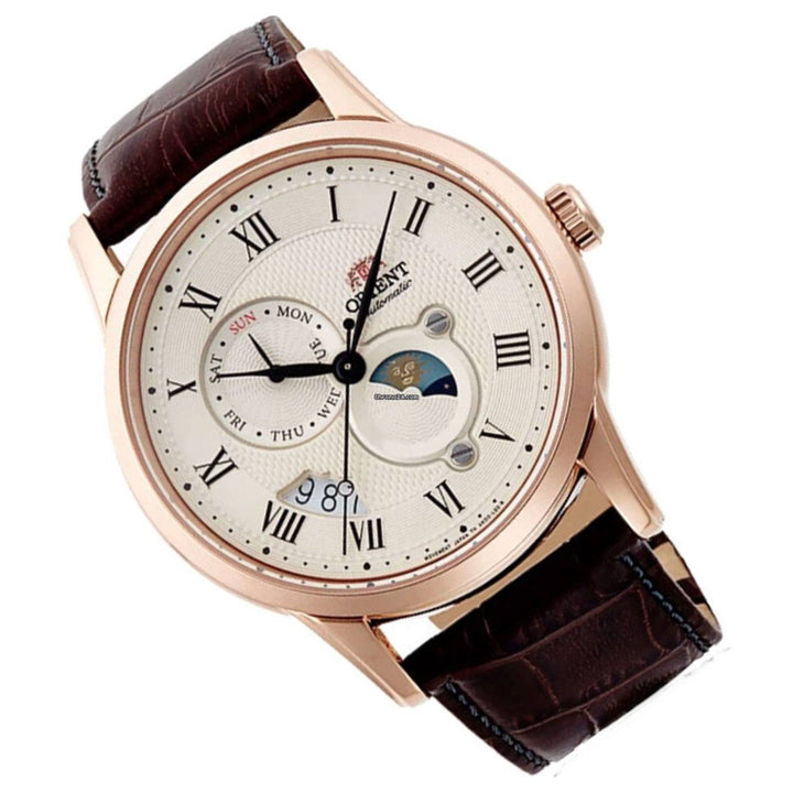 Orient RA-AK0007S30B Mechanical Classic Watch, Leather Strap Wristwatch