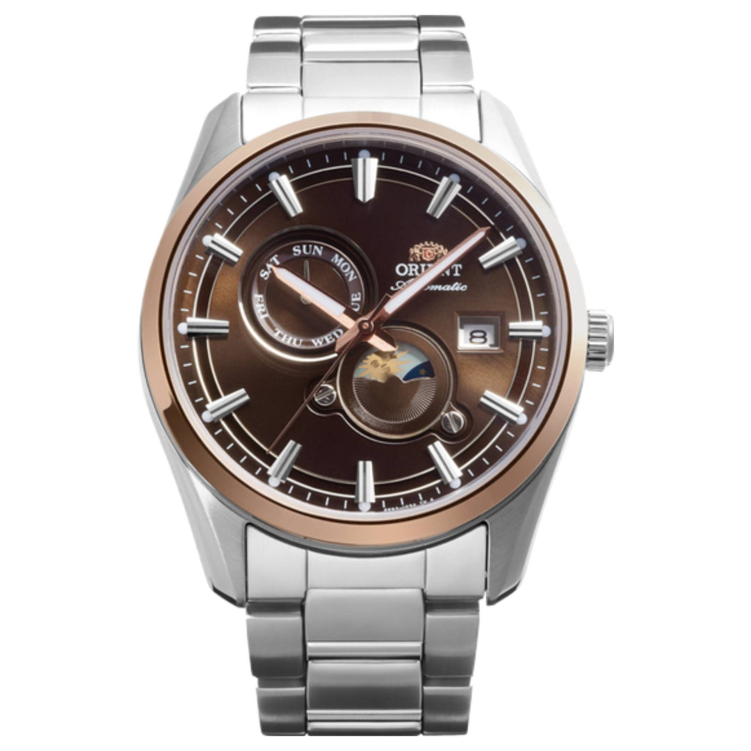Orient RA-AK0313Y30B Stretto Sun And Moon Automatic Watch