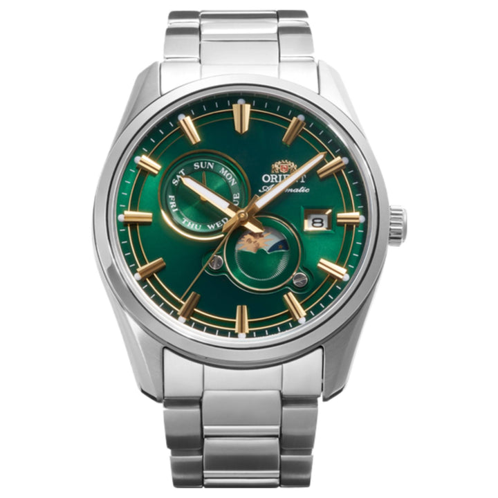 Orient RA-AK0314E30B Stretto Sun And Moon Automatic Watch