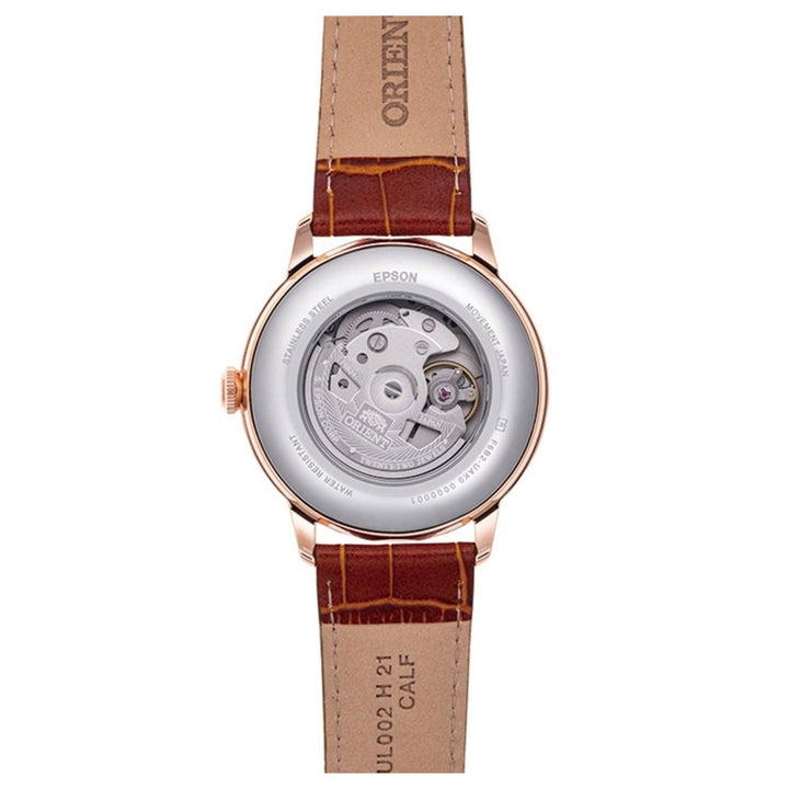 Orient RA-AK0801S30B Mechanical Classic Watch, Leather Strap Wristwatch