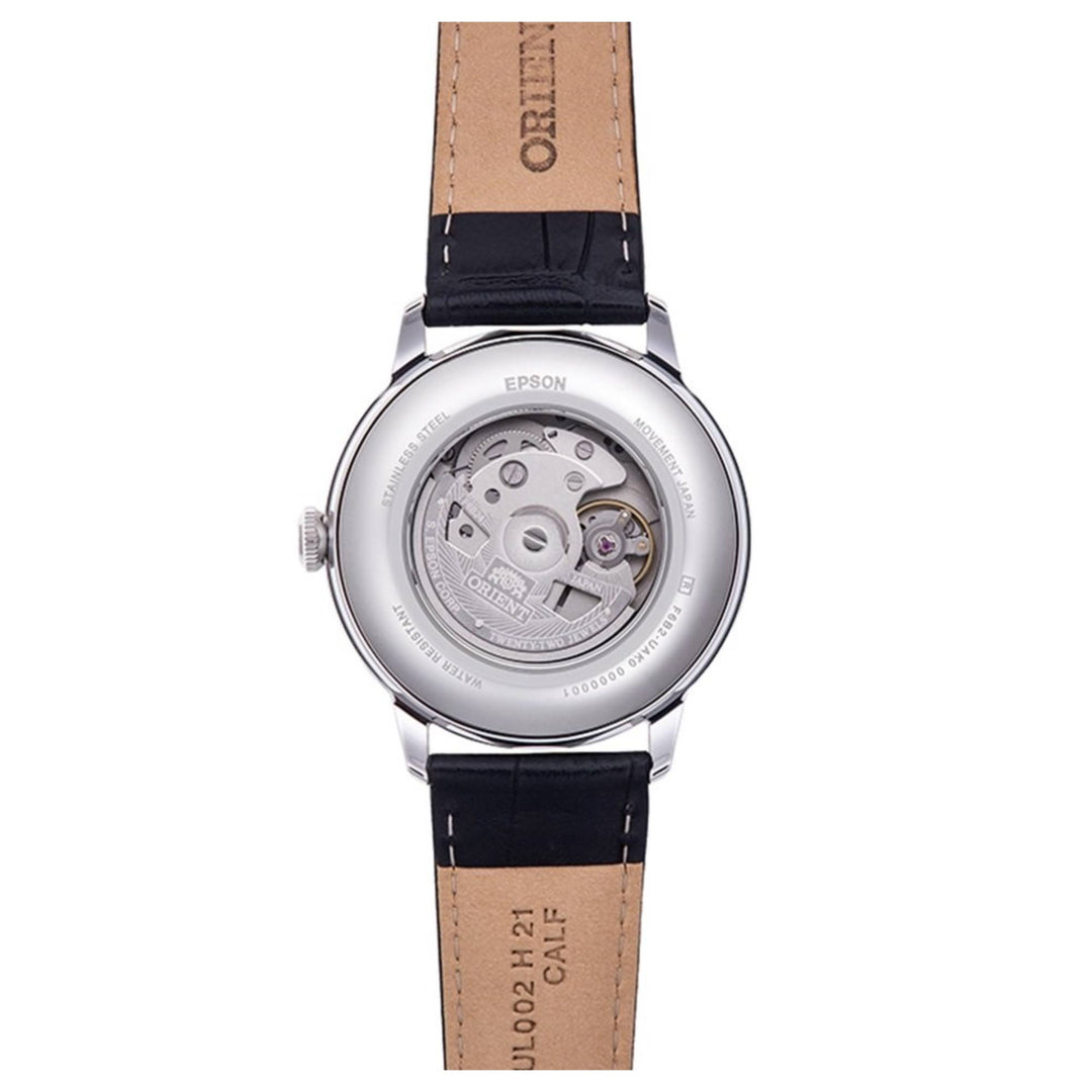 Orient RA-AK0802S30B Mechanical Classic Watch, Leather Strap Wristwatch