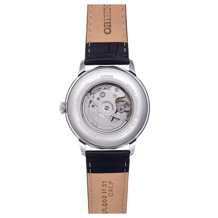 Orient RA-AK0802S30B Mechanical Classic Watch, Leather Strap Wristwatch