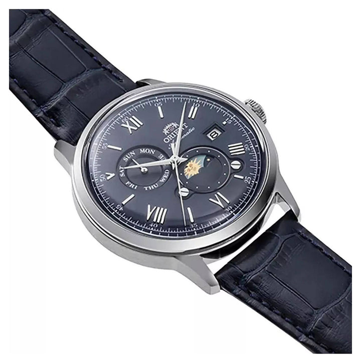 Orient RA-AK0806L30B Mechanical Classic Watch, Leather Strap Wristwatch
